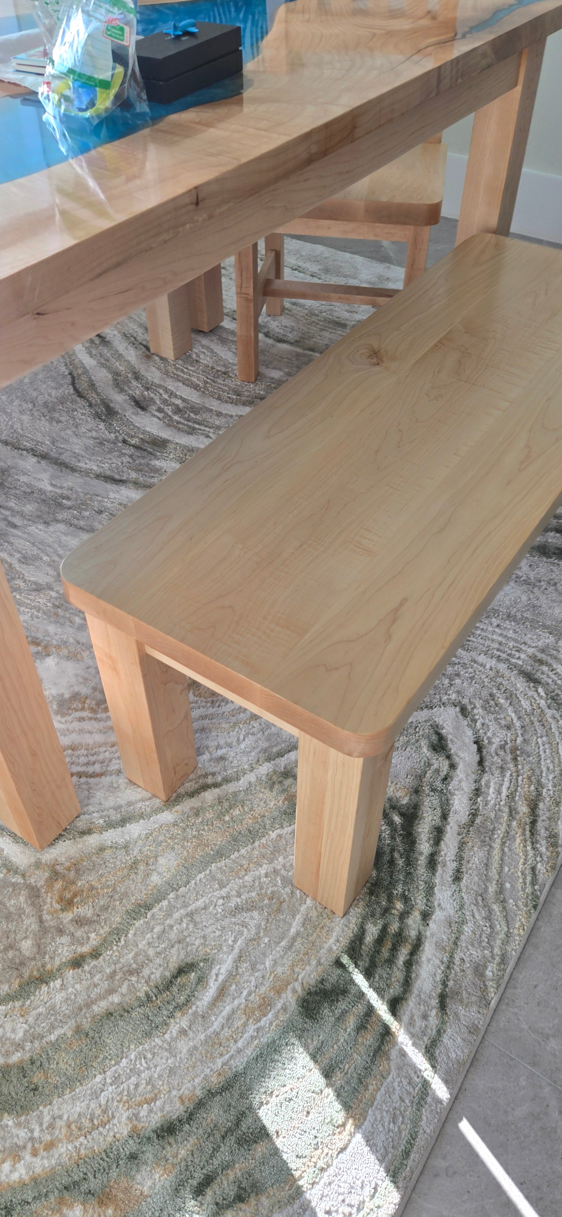 Maple Dining Table Benches