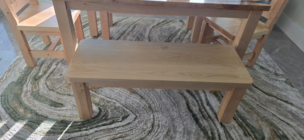 Maple Dining Table Benches