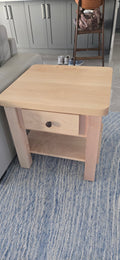 Hard Maple 1 Drawer Nightstand
