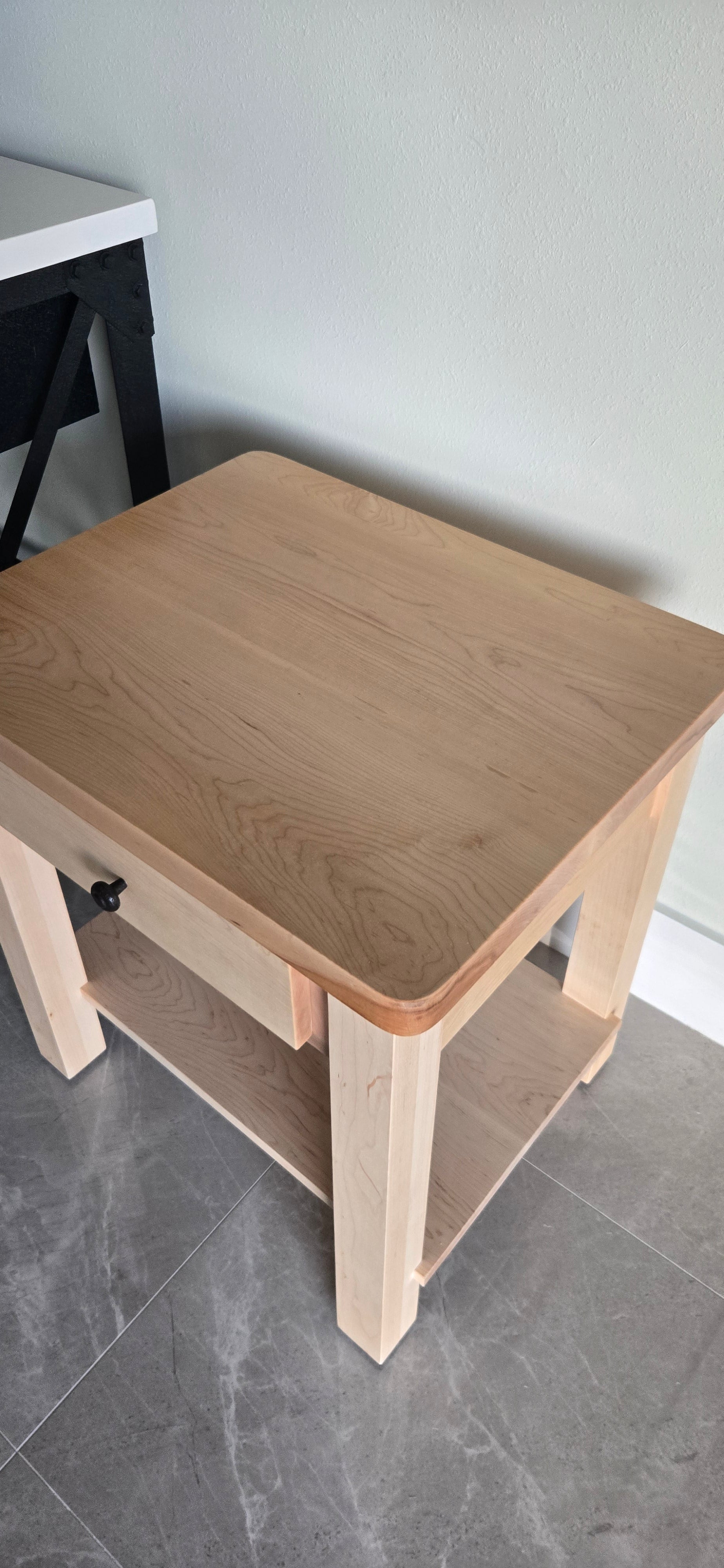 Hard Maple 1 Drawer Nightstand