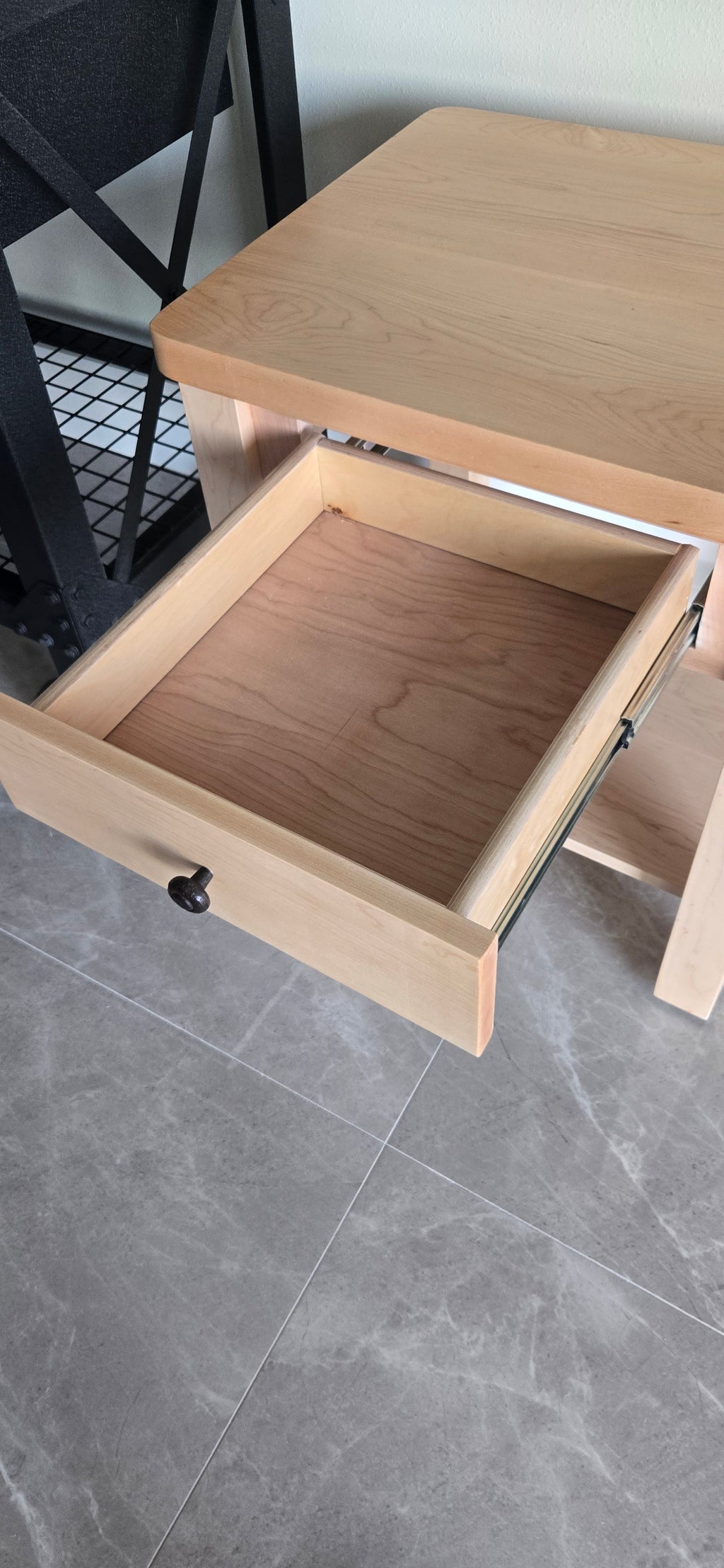 Hard Maple 1 Drawer Nightstand