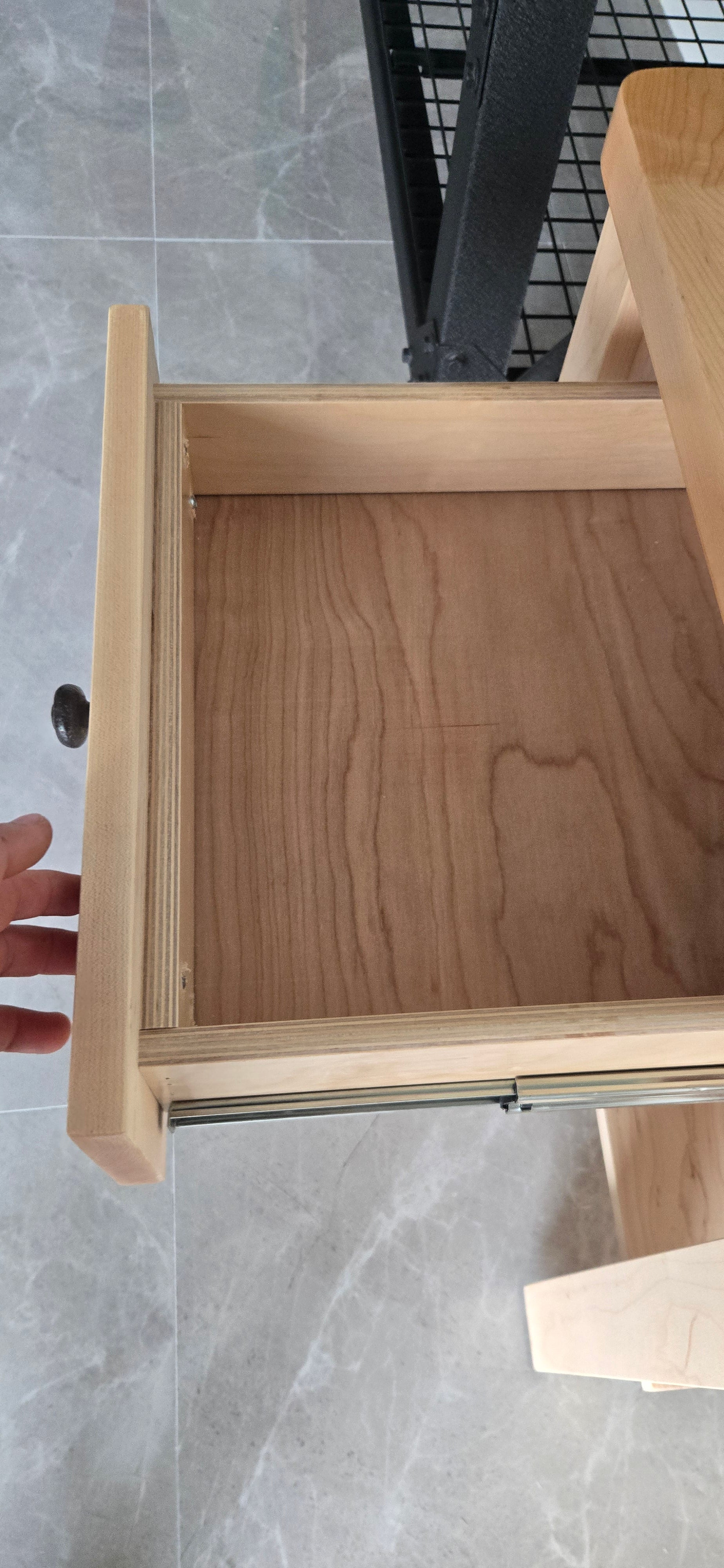 Hard Maple 1 Drawer Nightstand